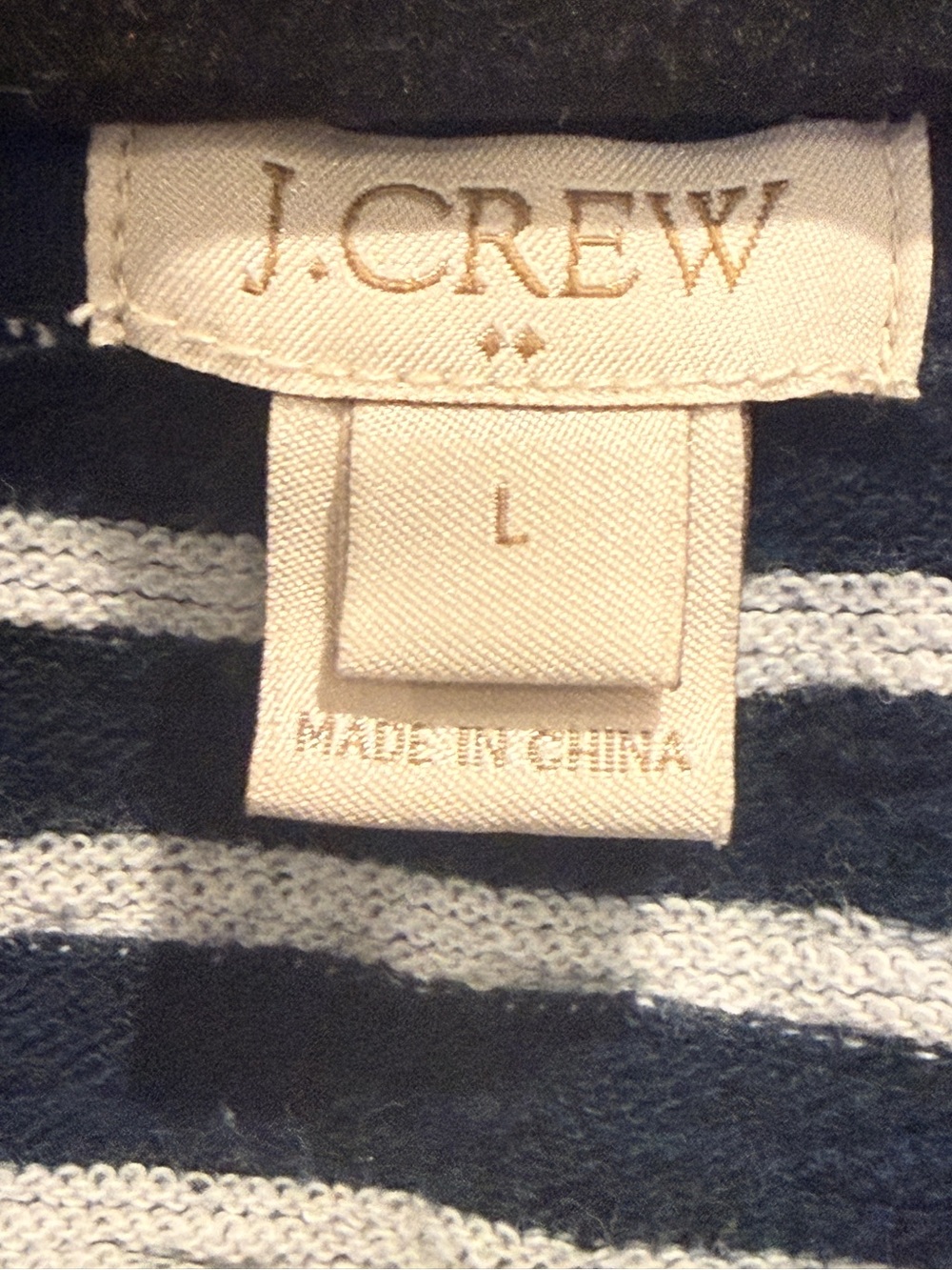 J. Crew Striped Cowl Neck Sweater - Black & White - Picture 7 of 8